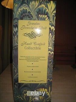 Vintage Handcrafted African American porcelain doll. BRAND NEW in ORIGINAL BOX