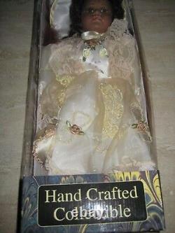 Vintage Handcrafted African American porcelain doll. BRAND NEW in ORIGINAL BOX