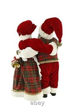 Windy Hill Collection Dancing Mr & Mrs Ethnic African American Santa Claus Re