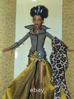 2003 Barbie LE Trésors d'Or de l'Afrique TATU Byron Lars Poupée Africaine-Américaine Expéditeur