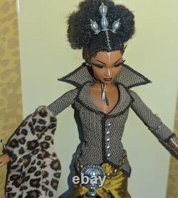 2003 Barbie LE Trésors d'Or de l'Afrique TATU Byron Lars Poupée Africaine-Américaine Expéditeur