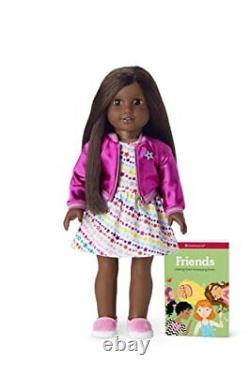 American Girl Truly Me Doll #80 Avec Les Yeux Bruns Cheveux Noirs Texturés Très Profond