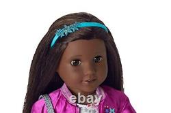 American Girl Truly Me Doll #80 Avec Les Yeux Bruns Cheveux Noirs Texturés Très Profond