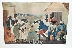 Ancienne plantation lithographie d'art populaire d'Abby Aldrich Rockefeller, Afro-Américaine.