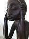 Art Tribal Africain Vintage Statue En Bois Sculptée à La Main Figure Féminine 14 Charment