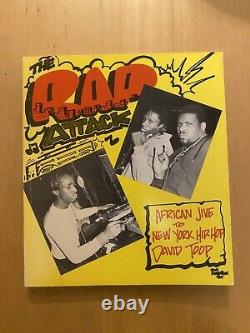 Attaque de Rap Livre David Toop Hip-Hop-rap-musique-excellent état-rare