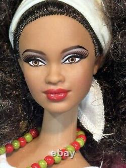 Barbie, Brésil, Étiquette Rose, Poupée Afro-Américaine DOTW avec Afro