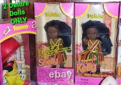 Barbie Li'l Amis De Kelly & Euro Version Shelly Friend Deidre & Deidre