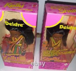 Barbie Li'l Amis De Kelly & Euro Version Shelly Friend Deidre & Deidre