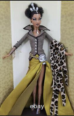 Byron Lars Tatu Barbie Doll Treasures Of Africa Limited Edition 2002 Mattel Nrfb