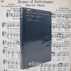 Chants folkloriques de Nègres esclaves, musique des cabanes religieuses et chansons de plantations afro-américaines