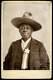 Cow-boy Africain-américain Rare Signé Reuben Le Guide San Diego Californie 1800s