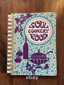 Cuisine Soul Food VTG Cookbook 1968 Afro-Américaine Ethnique Inez Yeargen Kaiser