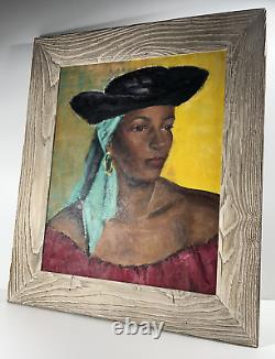 Dorothy C Neal Portrait Afro-Américain Étudiant de Nicolai Fechin Peinture à l'huile