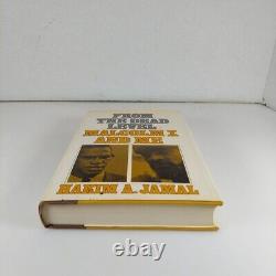 Du niveau des morts : Malcolm X et moi, Hakim A. Jamal, 1ère édition américaine 2ème impression avec couverture rigide et jaquette.