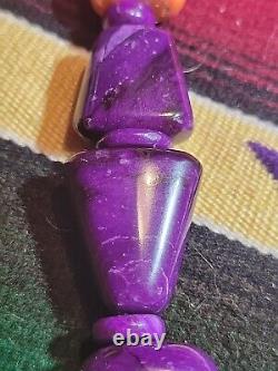 Énorme rare gemme violette de qualité sugilite, gaspite, par Bruce Eckhardt