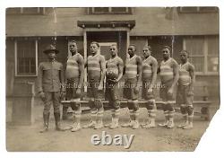 Équipe de basketball militaire afro-américaine des années 1920 Photo de sport