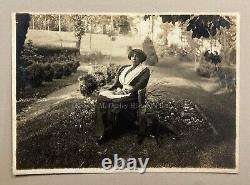 Femme de la société d'affluence afro-américaine des années 1910, photo signée, Plainfield NJ