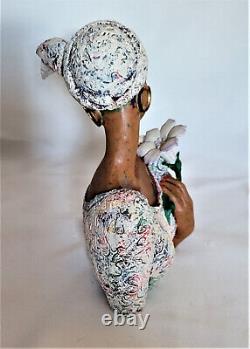 Figurine rare GRACIOUS par l'artiste afro-américain LaShun Beal 1994 Ltd 0005/2000
