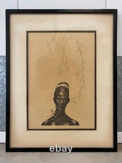 Important Lithographie Moderne Vintage Ancienne Noire Africaine-Américaine, Charles White