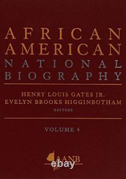 L'african American National Biographie Oxford African American Historical