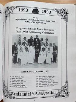 Les Shriners afro-américains 1893-1993 Histoire de l'Ordre maçonnique de Chicago A. E. A. O. N. M. S