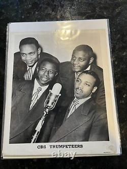 Lot de 3 photos d'artistes musicaux afro-américains masculins en format 8x10