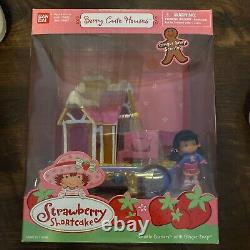 Maisons mignonnes de Strawberry Shortcake Berry, maison de Ginger Snap, boîte scellée Bandai Rare