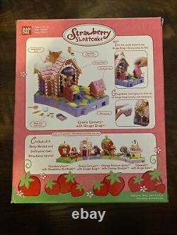 Maisons mignonnes de Strawberry Shortcake Berry, maison de Ginger Snap, boîte scellée Bandai Rare