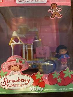 Maisons mignonnes de Strawberry Shortcake Berry, maison de Ginger Snap, boîte scellée Bandai Rare