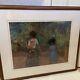 Manning African American Mère And Child 2000 Peinture 21.5 X25.5