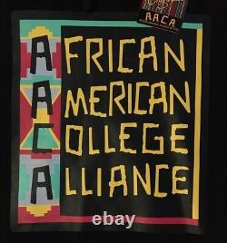 Nouvelle alliance collégiale afro-américaine AACA Sweat à capuche XXL Histoire noire de Martin Luther King Vtg années 90