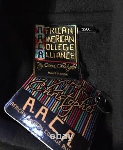 Nouvelle alliance collégiale afro-américaine AACA Sweat à capuche XXL Histoire noire de Martin Luther King Vtg années 90