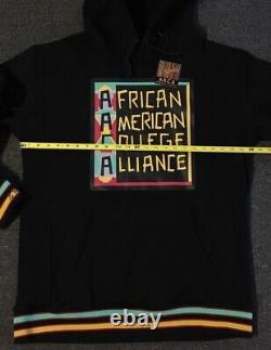 Nouvelle alliance collégiale afro-américaine AACA Sweat à capuche XXL Histoire noire de Martin Luther King Vtg années 90