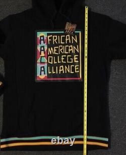 Nouvelle alliance collégiale afro-américaine AACA Sweat à capuche XXL Histoire noire de Martin Luther King Vtg années 90