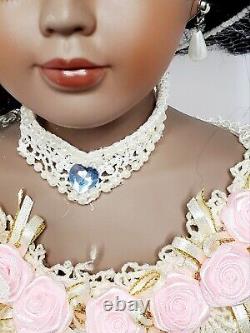 Nouvelle poupée de porcelaine afro-américaine de Rustie/ Niecee Kay-Marisa-Rare avec COA-26.