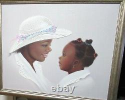 Peinture Giclee Mère et Fille Afro-Américaines par Ruby Carter