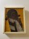 Peinture D'américana Noire Portrait D'une Fille Afro-américaine John Doyle Célèbre 1960
