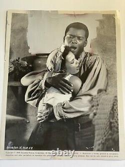 Photo de presse afro-américaine de Poitier et Dandridge en 1956 #histoireenmorceaux