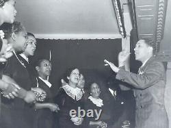 Photo de presse de la chorale afro-américaine. #histoireenmorceaux