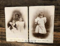 Photo des années 1800 au Texas : Femme noire identifiée, infirmière afro-américaine et enfants blancs