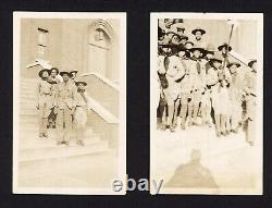 Photos instantanées de garçons scouts afro-américains des années 1930 en uniforme