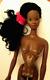 Poupée Barbie Christie Mattel Malibu Noire "sunsational" 1981 7745 Nue Avec Nouveau Nez Des Années 80