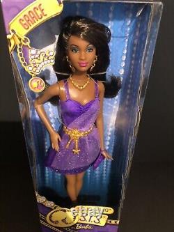 Poupée Barbie So In Style Grace S. I. S. Africaine-Américaine Robe Violette Or Acc