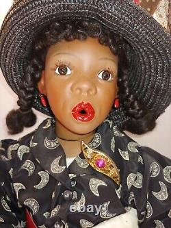 Poupée de porcelaine afro-américaine Maybelline par Mary Van Osdell