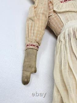 Poupée en chiffon peinte à la main de Babyland TOPSY TURVY, précoce, toute originale, belle et de 12 pouces en art populaire.
