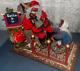 Rare Poupées De Noël Signées Fayette Knoop Santa Est LÀ ! African American/ooak