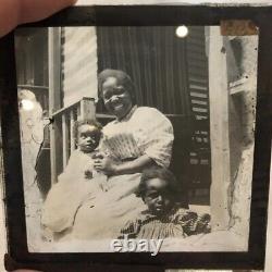 Rare Antique 1800s Penn État Afro-américain Famille Histoire Sociale Toboggan