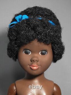 Shindana USA 1969 African American Black Malaika Doll 15talles Yeux Peints