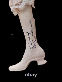Signé K Germany Ltd Ed Daddy's Long Legs Doll Esther 3208 Avec La Chaise Orig Rare